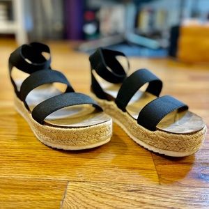 Time and Tru Strappy Espadrille Sandals